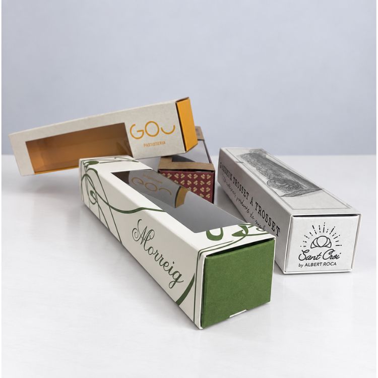 Caja personalizada para turr&oacute;n individual